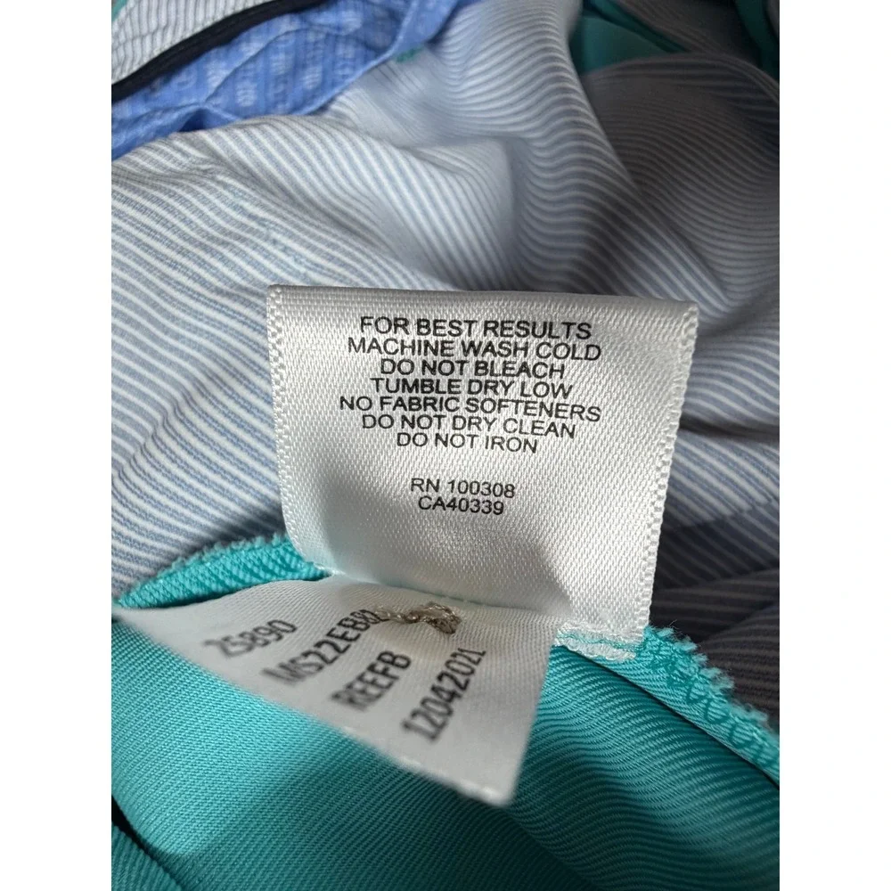 Peter Millar Mens 38 Salem Performance Golf Shorts Caribbean Blue Crown Sport